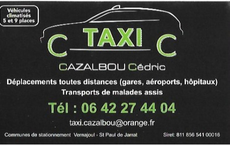 TAXI CAZALBOU Cédric